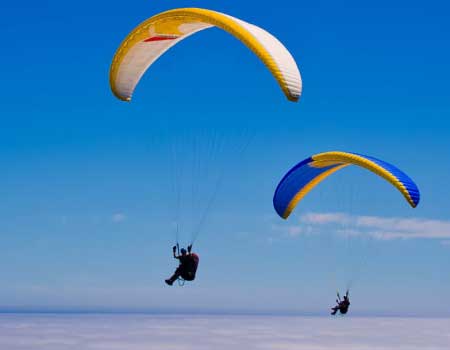 Guided Cross Country Paragliding